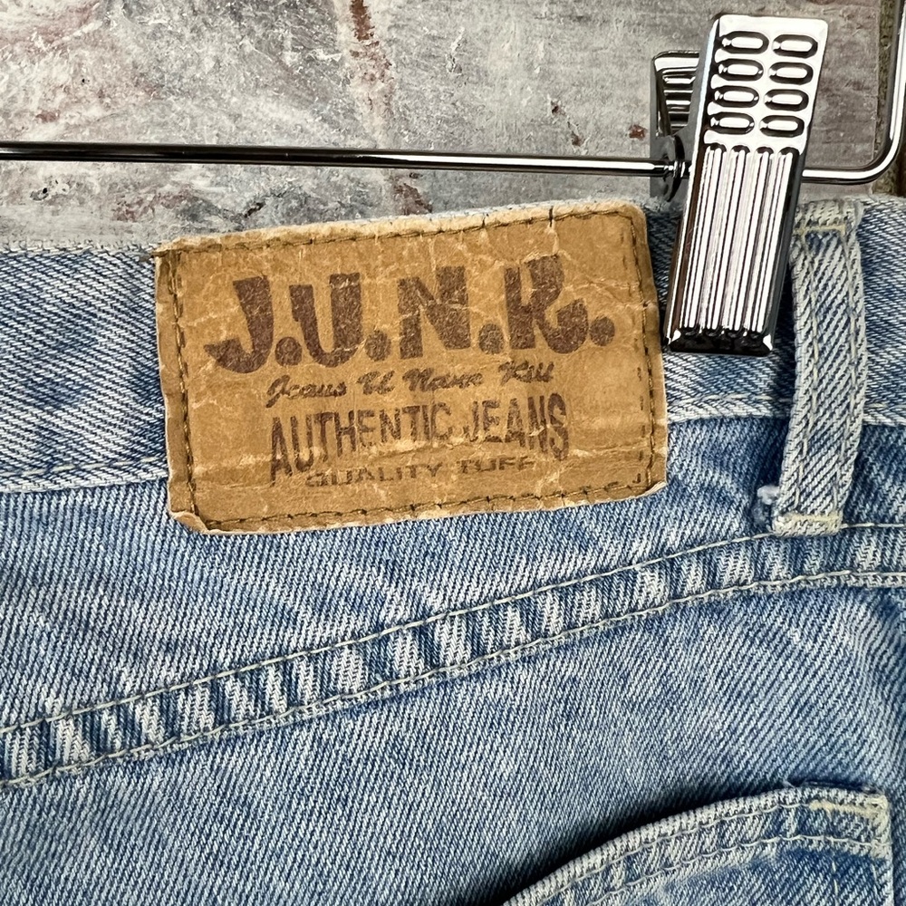 J.U.N.K | Vintage 90s Wide Leg Denim - Picture 7 of 8